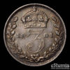 Great Britain, Victoria, 3 Pence 1901, Maundy, XF+ Great Britain, Victoria, 3 Pence 1901, Maundy, XF+