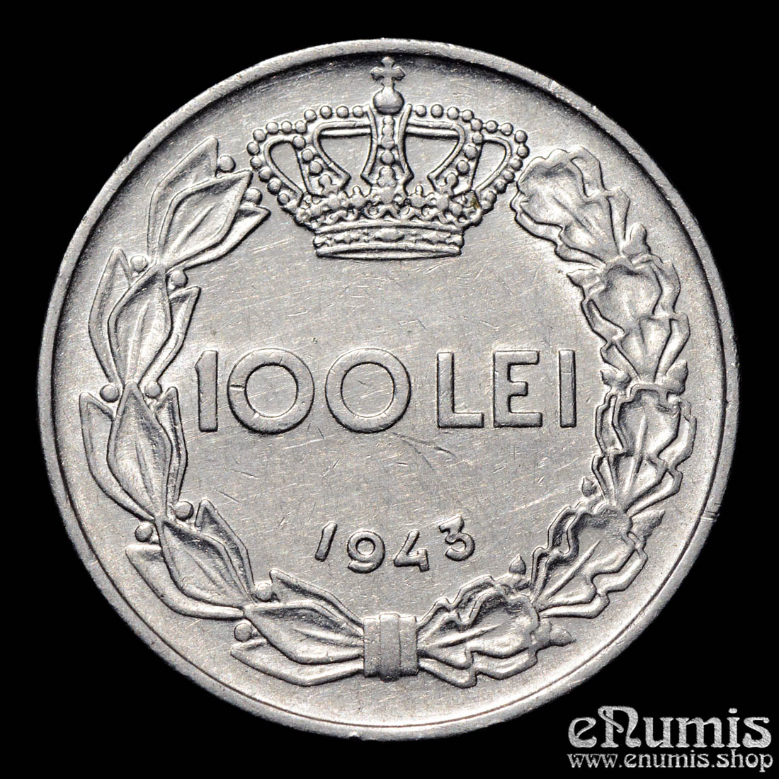 ROMANIA, Mihai I, 100 Lei 1943, XF+ ROMANIA, Mihai I, 100 Lei 1943, XF+
