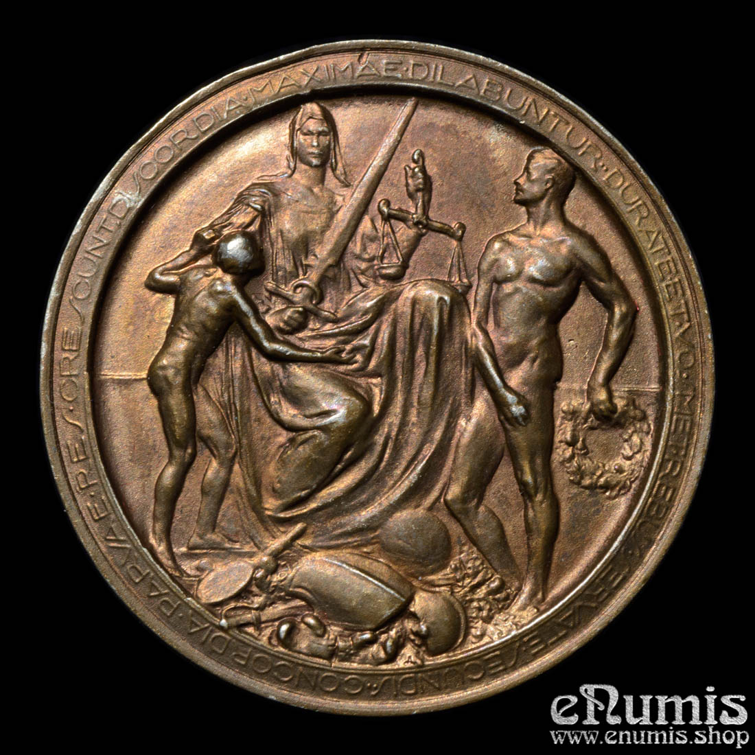 Hungary, Budapest, Medal 1912, Sports Association of Railways