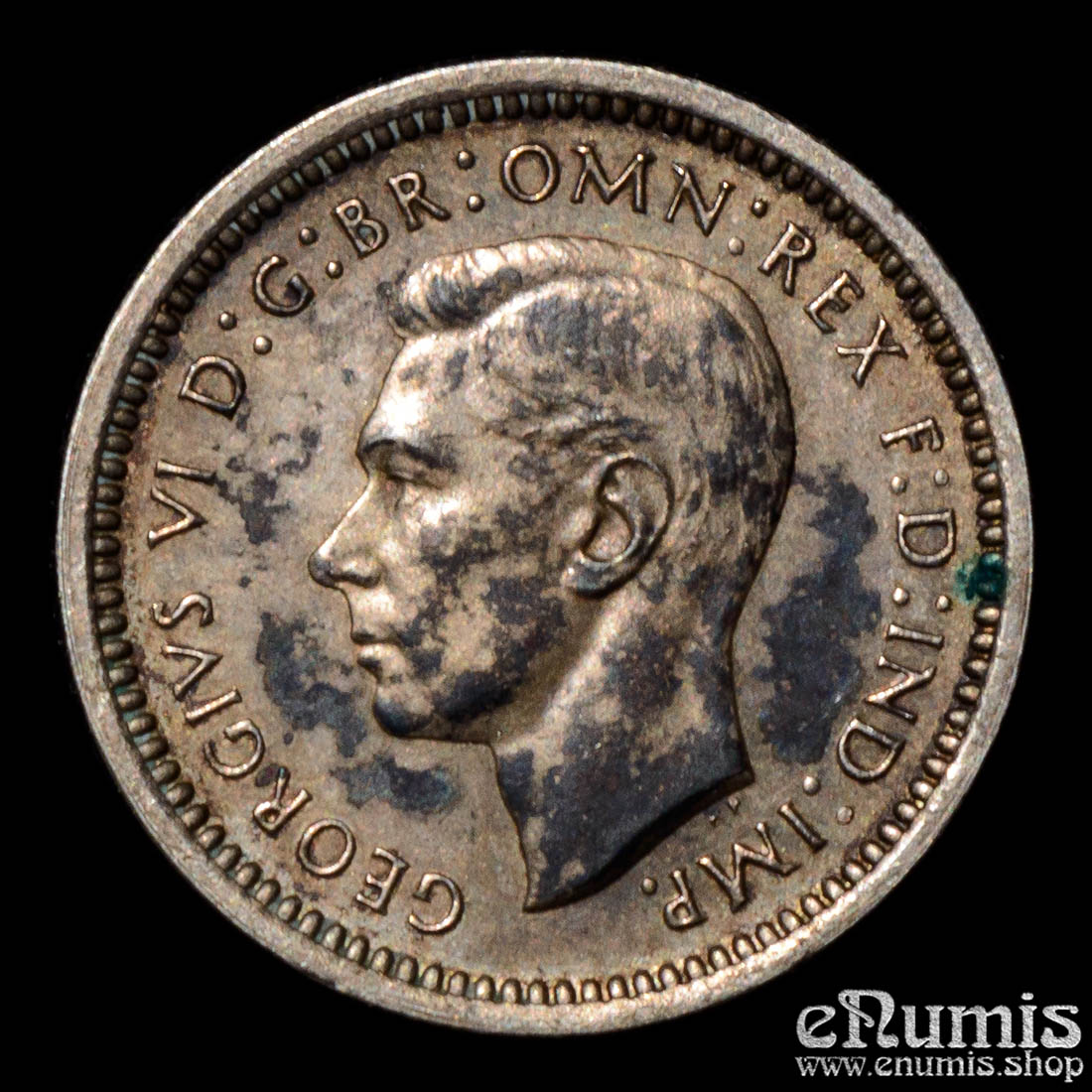 Great Britain, George VI, 2 Pence 1945, Maundy, UNC Great Britain, George VI, 2 Pence 1945, Maundy, UNC