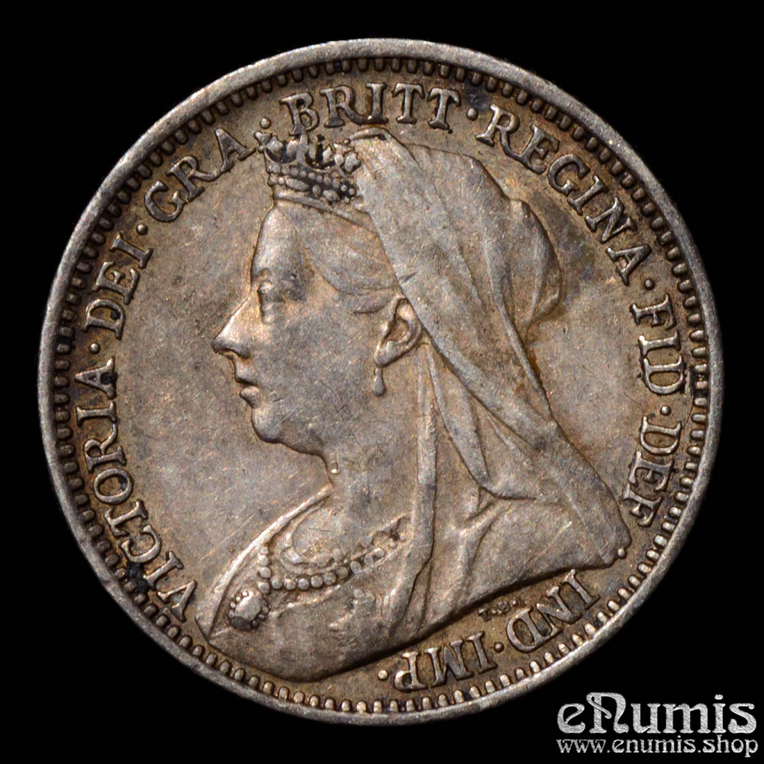 Great Britain, Victoria, 3 Pence 1901, Maundy, XF+ Great Britain, Victoria, 3 Pence 1901, Maundy, XF+