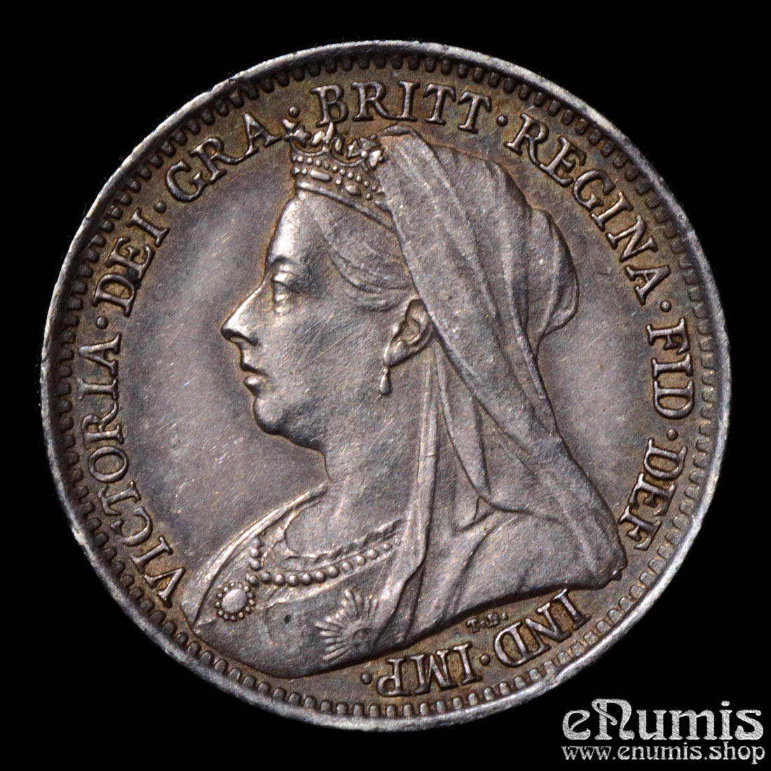 Great Britain, Victoria, 3 Pence 1898, Maundy, aUNC