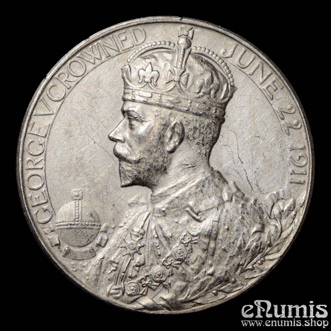 Great Britain, George V, Coronation Medal 1911, Silver, aUNC