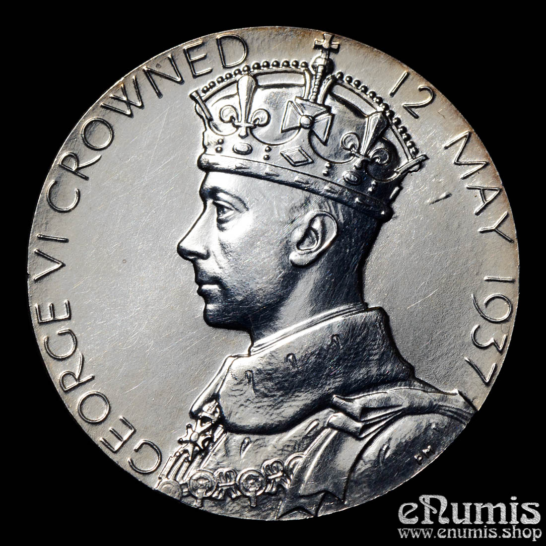 Great Britain, George VI, Official Coronation Medal 1937, Silver, aUNC