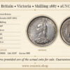 Great Britain, Victoria, Shilling 1887, aUNC/UNC