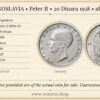 YUGOSLAVIA, Peter II, 20 Dinara 1938, aUNC YUGOSLAVIA, Peter II, 20 Dinara 1938, aUNC