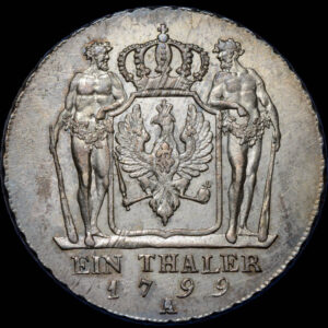 Germany, Prussia, Friedrich Wilhelm III, Taler 1799
