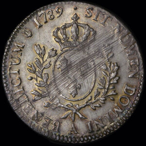 France, Louis XVI, Ecu 1789