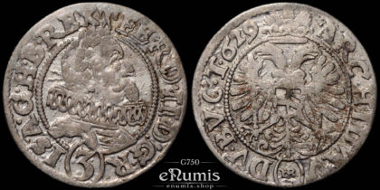 AUSTRIA, Silesia, Ferdinand II, 3 Kreuzer 1629 HR, Breslau, VF+