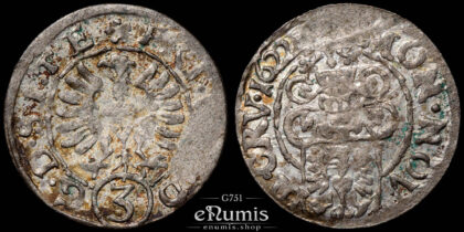 Germany, Teschen, Friedrich Wilhelm, 3 Kreuzer 1622, Rare!, XF