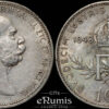AUSTRIA, Franz Joseph I, 1 Corona 1908, 60th Anniversary of Reign, aXF AUSTRIA, Franz Joseph I, 1 Corona 1908, 60th Anniversary of Reign, aXF