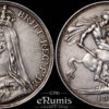 Great Britain, Victoria, Crown 1892, rarest year, aXF/XF Great Britain, Victoria, Crown 1892, rarest year, aXF/XF