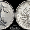 France, Fifth Republic, 5 Francs 1963, silver, aUNC