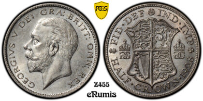 Great Britain, George V, Halfcrown 1928, PCGS MS 65