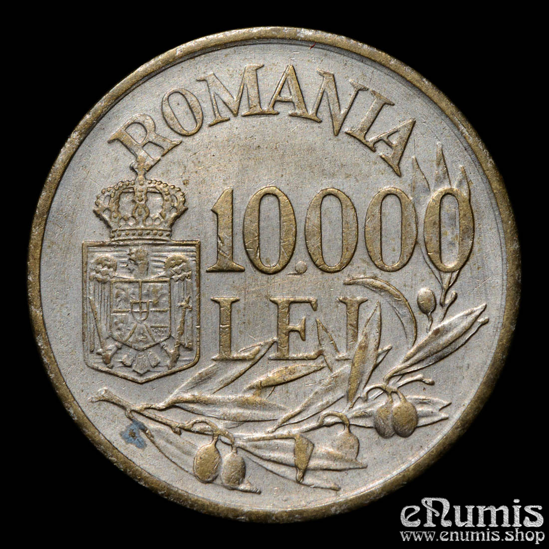 ROMANIA, Mihai I, 10000 Lei 1947, XF
