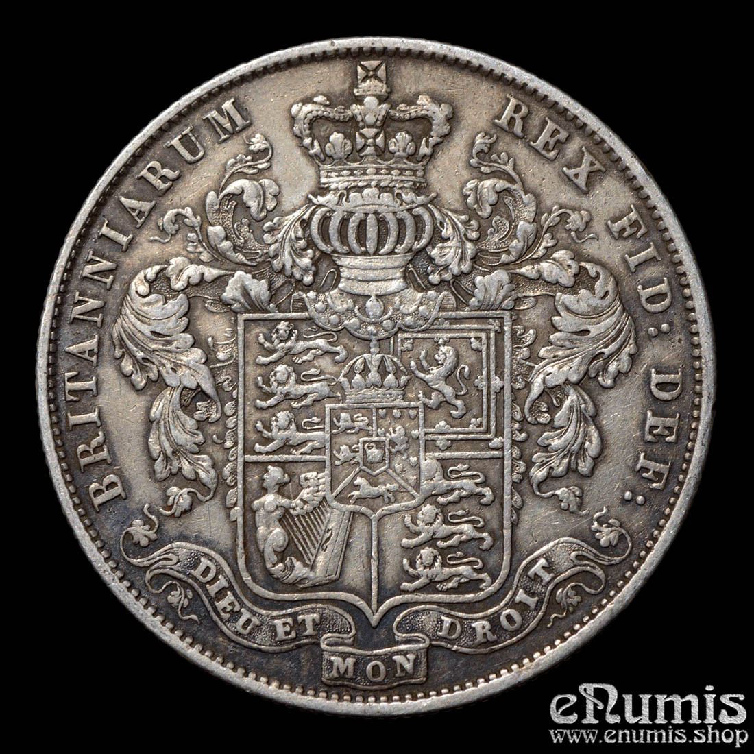 Great Britain, George IV, Halfcrown 1825, VF-XF/aXF
