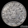 INDIA, William IV, Rupee 1835, Bombay, VF