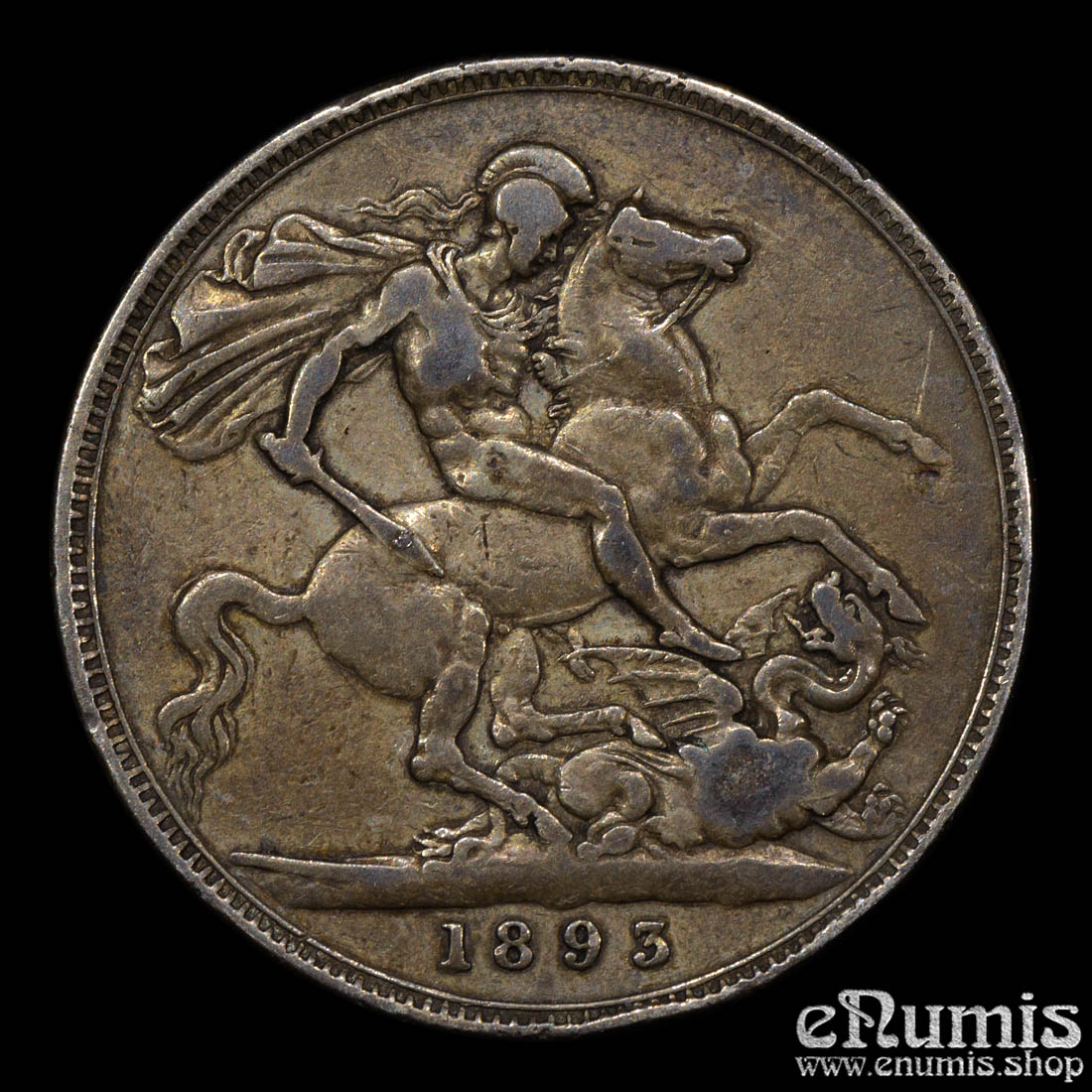 Great Britain, Victoria, Crown 1893, LVI, VF Great Britain, Victoria, Crown 1893, LVI, VF