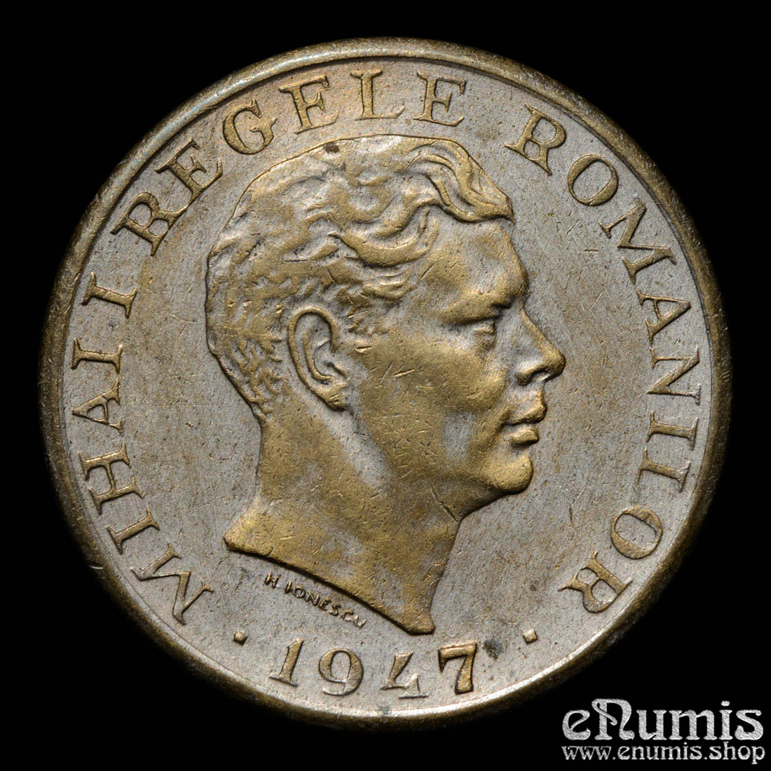 ROMANIA, Mihai I, 10000 Lei 1947, XF