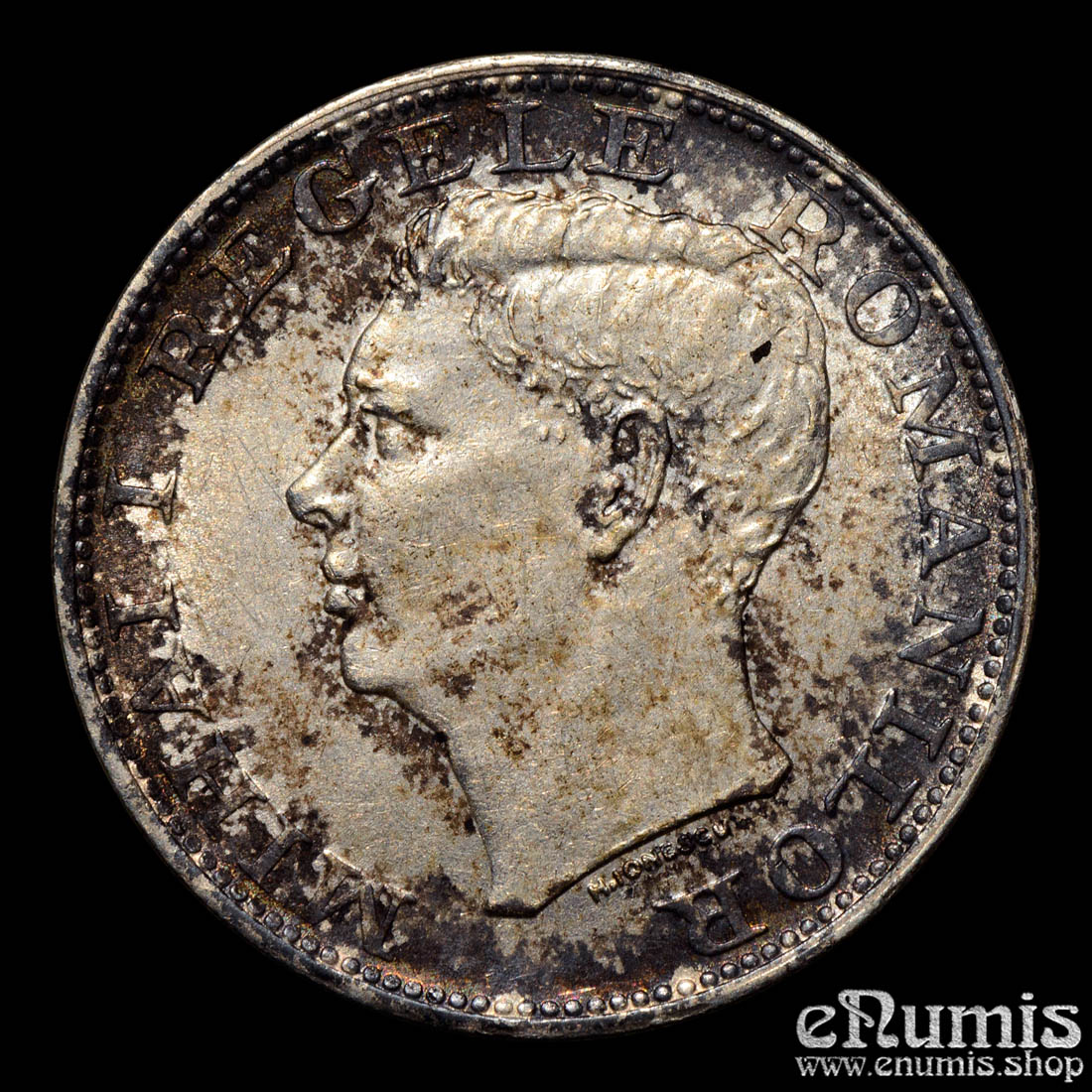ROMANIA, Mihai I, 500 Lei 1944, silver, aUNC ROMANIA, Mihai I, 500 Lei 1944, silver, aUNC