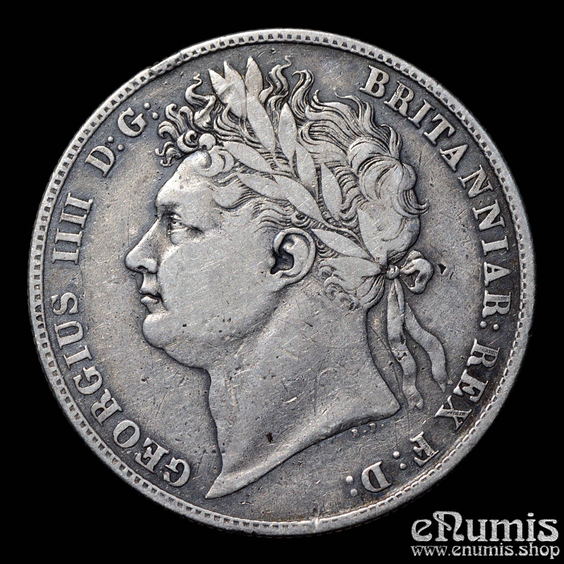 Great Britain, George IV, Halfcrown 1823, VF