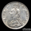 Great Britain, Victoria, Double Florin 1887, Arabic 1, aUNC/UNC Great Britain, Victoria, Double Florin 1887, Arabic 1, aUNC/UNC