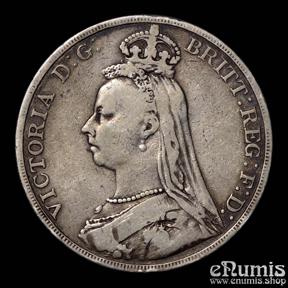 Great Britain, Victoria, Crown 1890, VF