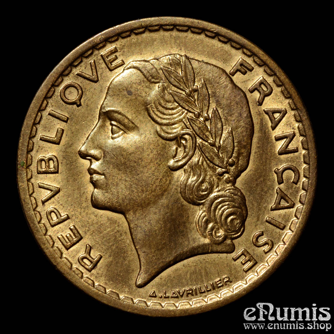 France, Third Republic, 5 Francs 1940, UNC