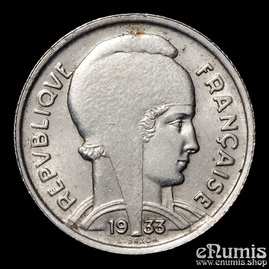 FRANCE, Third Republic, 5 Francs 1933, UNC