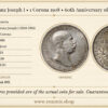 AUSTRIA, Franz Joseph I, 1 Corona 1908, 60th Anniversary of Reign, aUNC