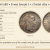 HUNGARY, Franz Joseph I, 1 Forint 1879, XF+ HUNGARY, Franz Joseph I, 1 Forint 1879, XF+