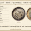 ROMANIA, Mihai I, 500 Lei 1944, silver, aUNC ROMANIA, Mihai I, 500 Lei 1944, silver, aUNC