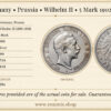 Germany, Prussia, Wilhelm II, 5 Mark 1902, VF