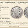 FRANCE, Third Republic, 5 Francs 1933, UNC