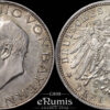 Germany, Bavaria, Ludwig III, 3 Mark 1914, XF-UNC