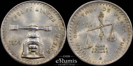 Mexico, 1 Onza 1979, silver, UNC
