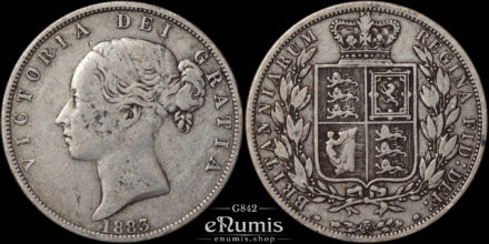 Great Britain, Victoria, Halfcrown 1883, aVF