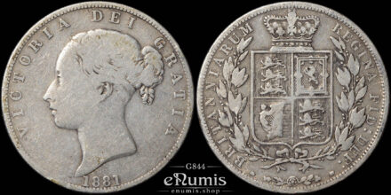 Great Britain, Victoria, Halfcrown 1881, Fine
