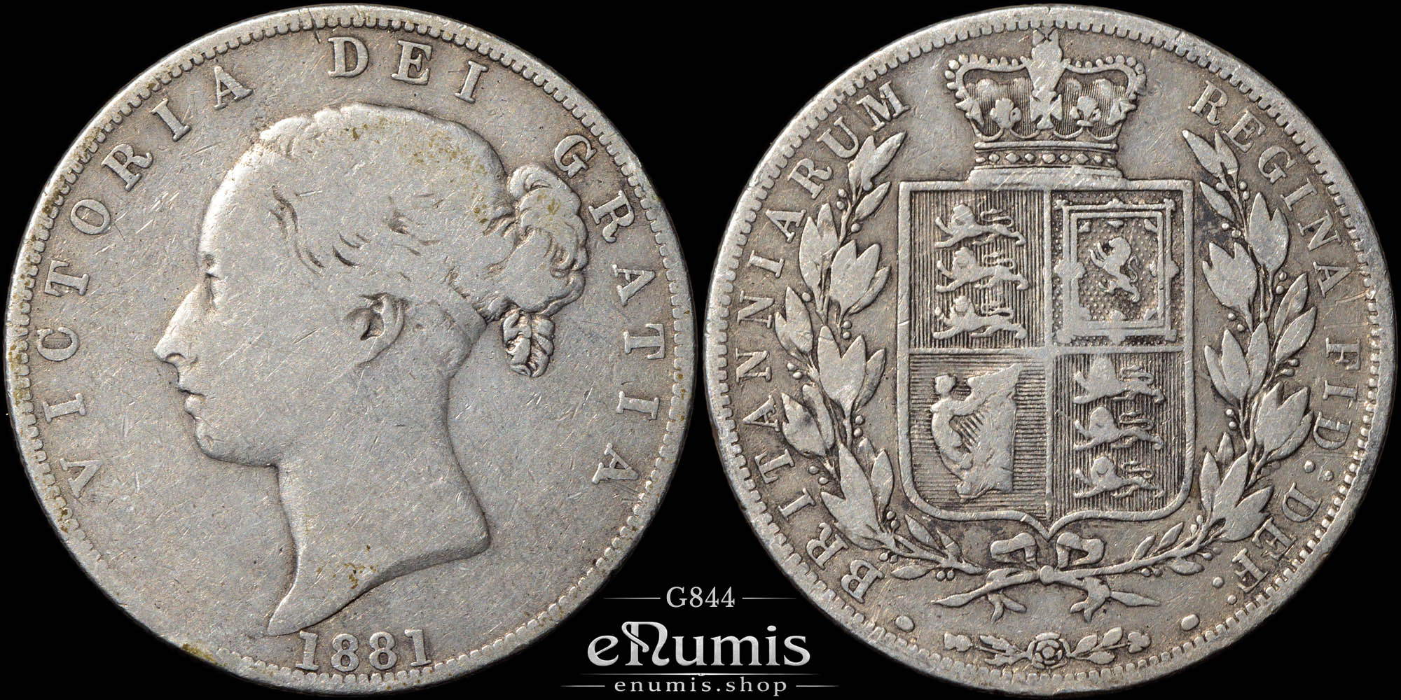 Great Britain, Victoria, Halfcrown 1881, Fine