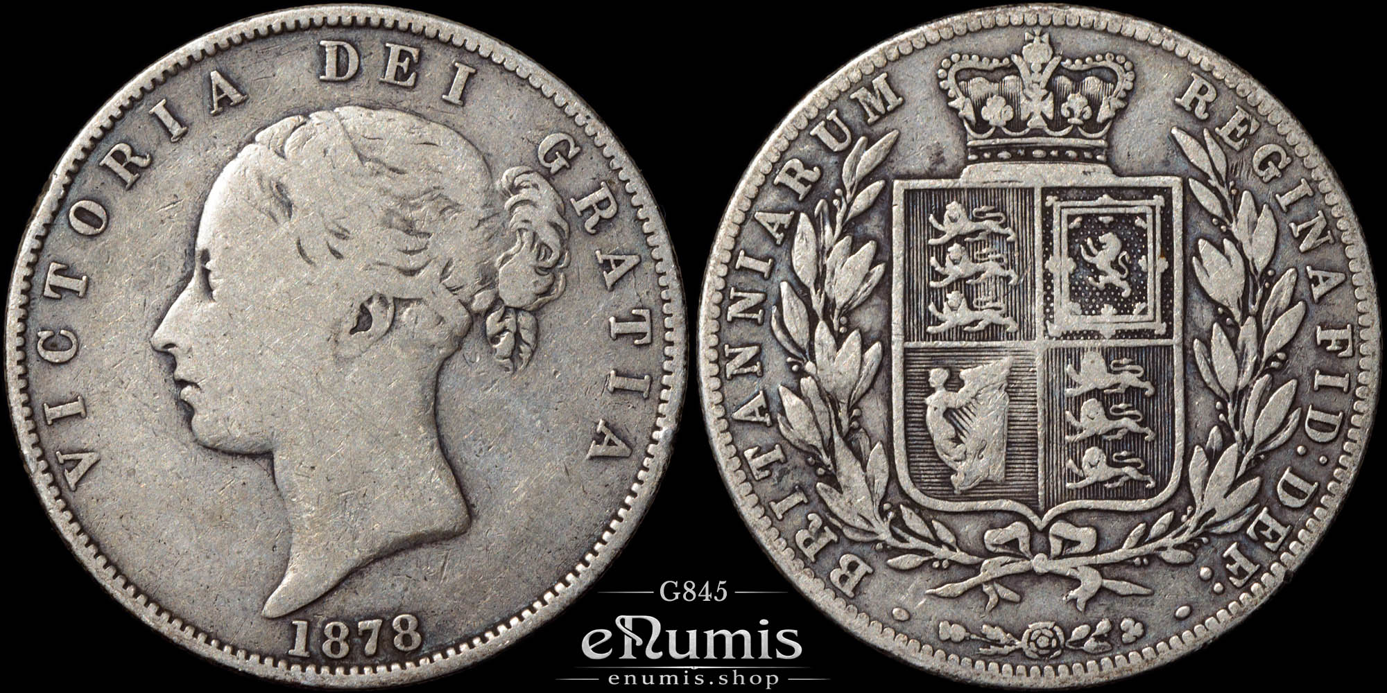 Great Britain, Victoria, Halfcrown 1878, Fine