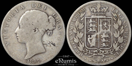 Great Britain, Victoria, Halfcrown 1882, Fine