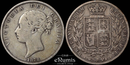 Great Britain, Victoria, Halfcrown 1878, Fine