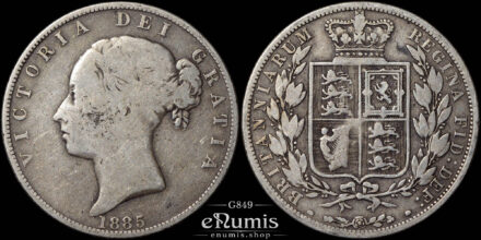 Great Britain, Victoria, Halfcrown 1885, Fine