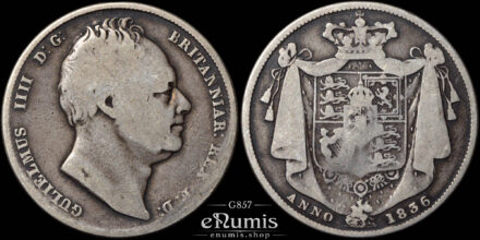 Great Britain, William IV, Halfcrown 1836, Fine