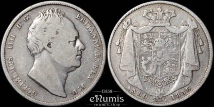 Great Britain, William IV, Halfcrown 1836, Fine+