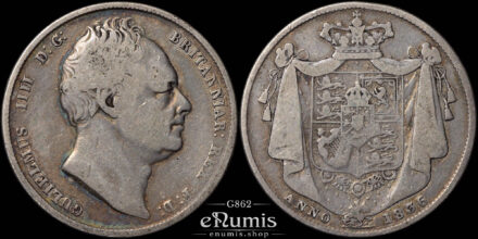 Great Britain, William IV, Halfcrown 1836, Fine+