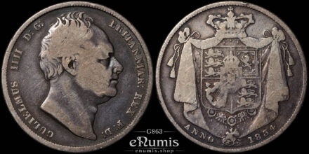 Great Britain, William IV, Halfcrown 1834, Fine+