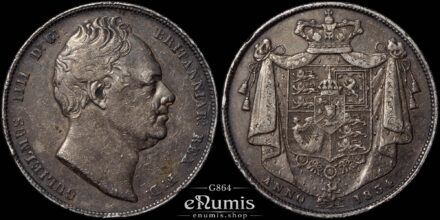 Great Britain, William IV, Halfcrown 1834, XF