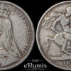 Great Britain, Victoria, Crown 1891, better date, Fine Great Britain, Victoria, Crown 1891, better date, Fine
