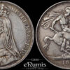 Great Britain, Victoria, Crown 1891, better date, VF-XF
